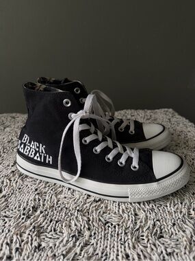 Converse Chuck Taylor All Star high-top  Shoes BLACK SABBATH Heavy Metal Men’s 8